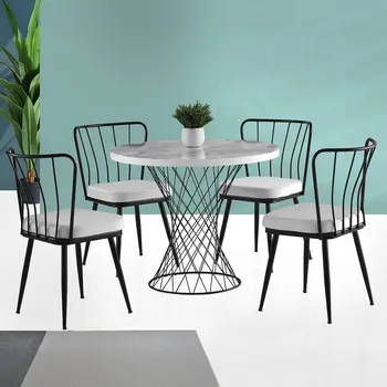 Jídelní stůl Hanah Home Jídelní stůl Pota White, bílá