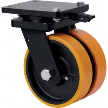 Pojezdové kolečko HLG-HU 2-3828 Těžkotonážní kolečko - otočné s brzdou
