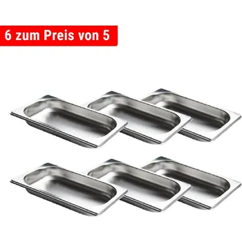 Dóza na potraviny G.Gastro Nerezová GN nádoba 1/4 - hloubka: 20 mm