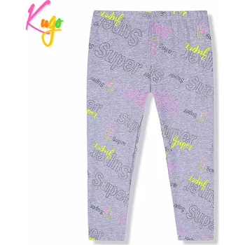 Dívčí legíny Dětské 3/4 legíny KUGO FV6732 šedé vel.140