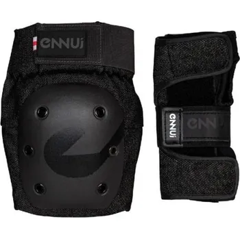Chránič kolene Ennui Street Dual Set Black chrániče M + DÁREK