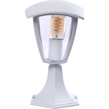 Dekorativní svítidlo Exteriérové ​​svítidlo Fox, 1x akrylové/bílé hliníkové stínítko