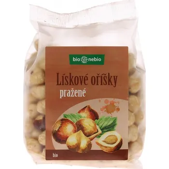 1 BIO lískové oříšky pražené 200 g Bionebio
