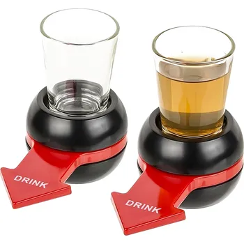 Žertovný předmět Alkoholový spiner s panákem