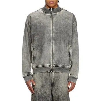 Pánská mikina MIKINA DIESEL D-CARLY-S TRACK SWEAT-SHIRT BLACK