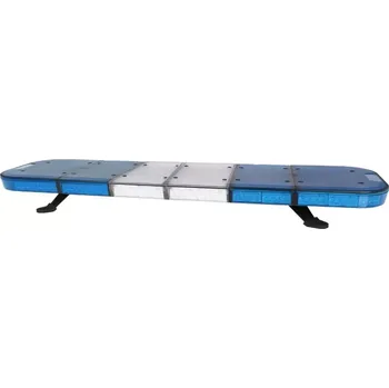 Maják LED Majáková rampa Skyled 1059mm, 12/24V - modrá/čirý střed