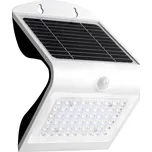 Exteriérové solární nástěnné LED svítidlo Butterfly, 1x LED 3,2w, bílá, pohybový senzor