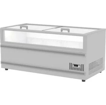 Panoramatický prosklený mrazák SMR 210 CLS L AD - Šedivá