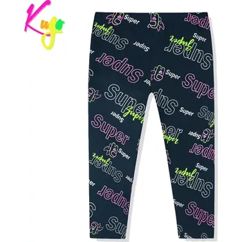 Dívčí legíny Dětské 3/4 legíny KUGO FV6732 černé vel.122