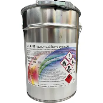 barva na zeď ColorCity SILEX JV1 SYNTETICKÁ BARVA NA ASFALT A BETON Barva: bílá 0100, Balení: 10 kg