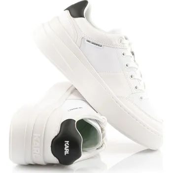 Dámské tenisky TENISKY KARL LAGERFELD KRONOS APRON LO LACE WHITE LTHR