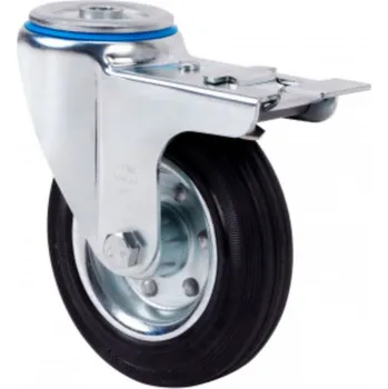 Pojezdové kolečko ZV-BS 2-1398 Průmyslové kolečko - otočné s brzdou