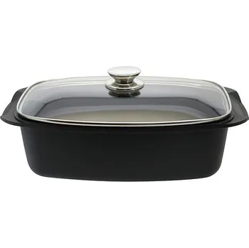 Hrnec ELO Basic Quatrorondo Pekáč se skleněnou poklicí 40 × 22 cm