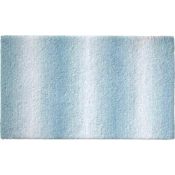 Protiskluzová podložka KELA Ombre 80 × 50 cm, polyester, ledově modrá