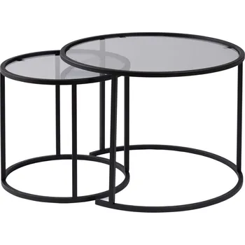 Konferenční stolek Konferenční stolek Black and Grey, černá