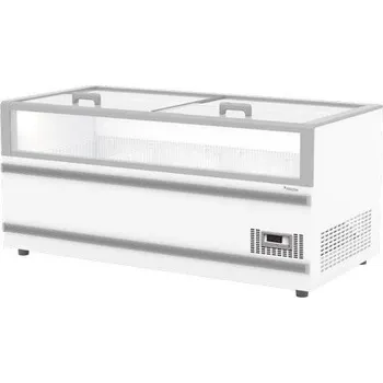 Panoramatický prosklený mrazák SMR 210 CLS L AD - Bílá