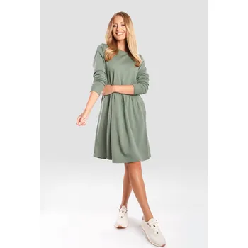 Dámské šaty ŠATY CAMEL ACTIVE DRESS SMOKE KHAKI