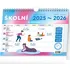 Kalendář Notique Školní plánovací kalendář s háčkem PGS-35299 2026