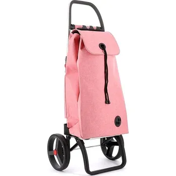 Nákupní taška Rolser I-Max Tweed 2 Logic RSG s velkými kolečky, korálová