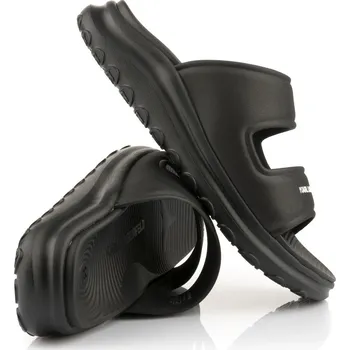 Pánská obuv PANTOFLE KARL LAGERFELD JEANS SKUBA 2-STRAP SLIDE BLACK RUBBER
