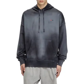 Pánská mikina MIKINA DIESEL S-ROB-HOOD-R2 SWEAT-SHIRT BLACK