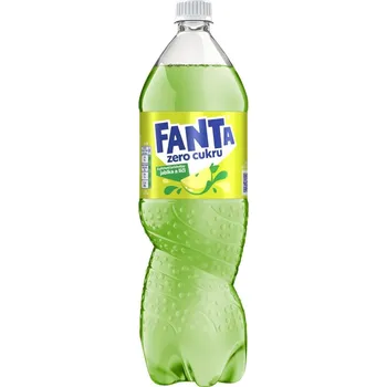 Limonáda Fanta Zero cukru s příchutí jablka a liči