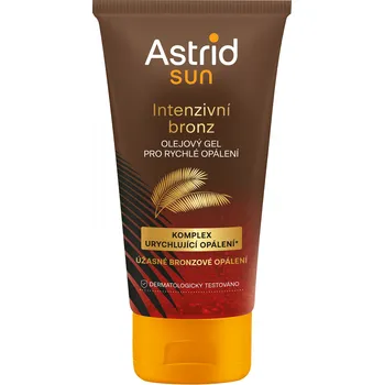 Přípravek na opalování Astrid Sun intenzivní bronz olejový gel pro rychlé opálení 150 ml