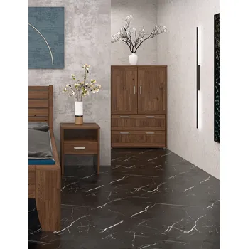 Šatní skříň HP-Nábytek Skříň Beta 2D Grand BUK ROZMĚR: (š/v/h) 95 x 135 x 55 cm celošatní