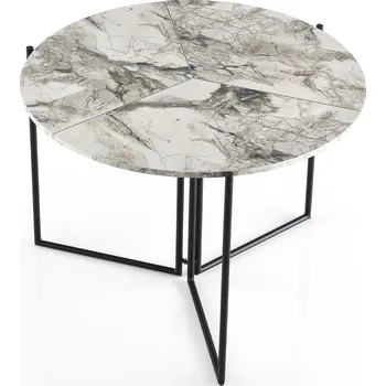 Jídelní stůl Yaprak Atlantic Pine, šedá