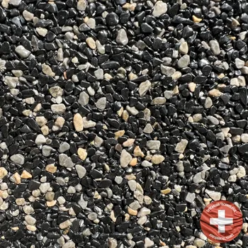 Kamenný koberec Báča Beton Kamenný koberec na stěnu Rito Frakce: Hrubá (4 – 8 mm), vydatnost setu 2,6 m², Doporučené použití v: exteriéru - akrylátové pojivo