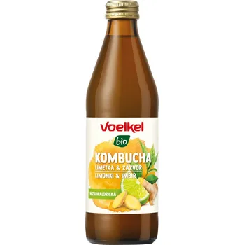 Voelkel BIO kombucha limetka a zázvor