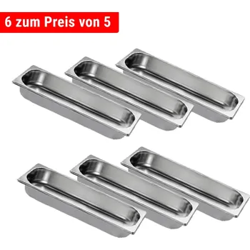 Dóza na potraviny G.Gastro Nerezová GN nádoba 2/4 - hloubka: 65 mm