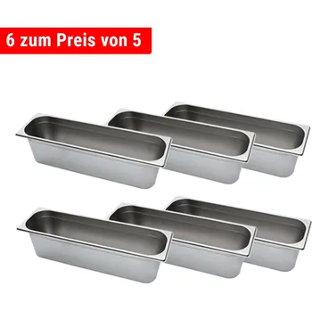 Dóza na potraviny G.Gastro Nerezová GN nádoba 2/4 - hloubka: 100 mm