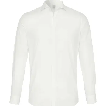 Pánská košile Společenská nežehlivá košile Pure Super Slim smetanová velikost: 41/42, délka rukávu: dlouhý rukáv