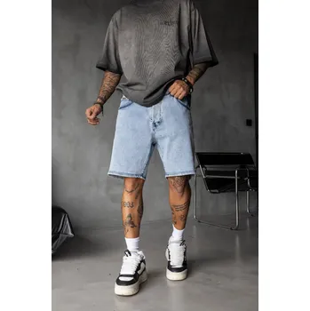 Pánské kraťasy Black Island Modré kraťasy Petals Velikost: 38