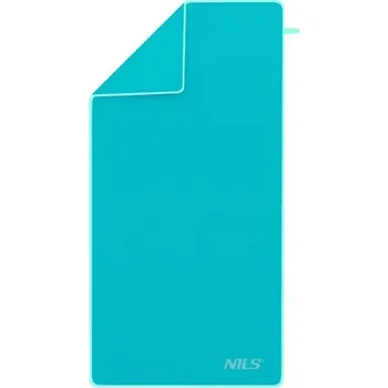 podložka na cvičení Ručník z mikrovlákna NILS NCR12 mořská/zelenomodrá