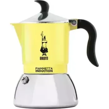 Moka konvice Bialetti Fiammetta Induction Primavera 2 šálky žlutá