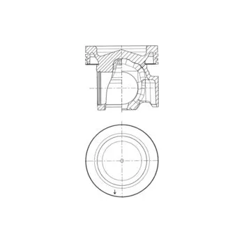 Motor automobilu Píst KOLBENSCHMIDT 40834601