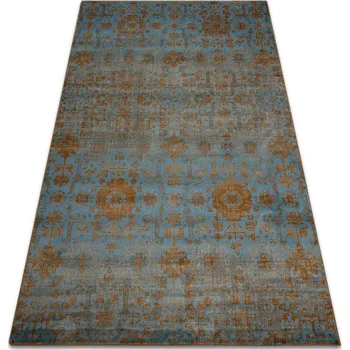 Koberec Koberec OMEGA KARAJE, květiny, zlatý