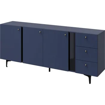 Komoda Casarredo Komoda 3D3S KARLINO (CS-03), barva tmavě modrá