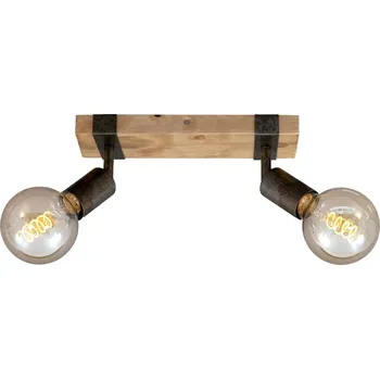 BRILONER Bodové svítidlo 28 cm 2x E27 25W šedá - BRILO BRILO 2900-021