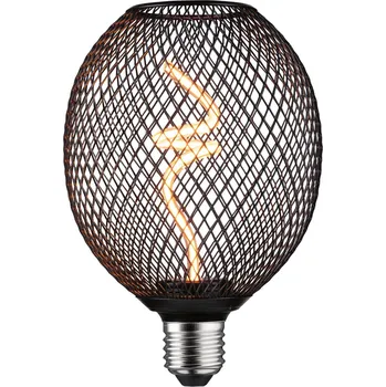 PAULMANN Kovic Glow Standard 230V LED Globe E27 4W 1800K stmívatelné černá - PAULMANN P 29261