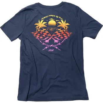 Dámské tričko Fasthouse Women's Sun Struck Tee Vintage Navy Velikost: L
