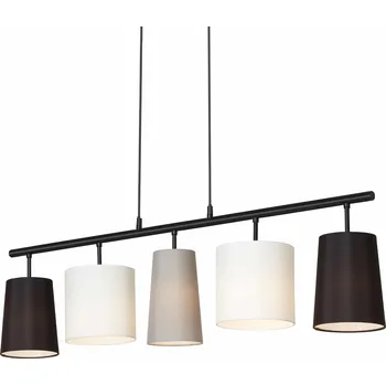 BRILONER Závěsné svítidlo, 96 cm, max. 40 W, černá-bílá-šedá - BRILO BRILO 4009-055