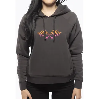 Dámská mikina Fasthouse Women´s Sun Struck Hooded Pullover Vintage Black Velikost: S