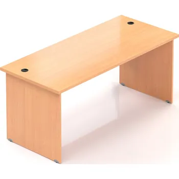 Psací stůl NABYTEK-DESIGNOVY.CZ BKA16 11 - Kancelářský stůl Komfort, dřevěná podnož, 160x70x76 cm