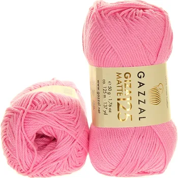 Příze Gazzal Giza Matte 125 5592 růžová