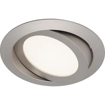 Bodové svítidlo BRILONER LED vestavné svítidlo, pr. 14 cm, 6,4 W, matný nikl - BRILONER BRI 7285-012
