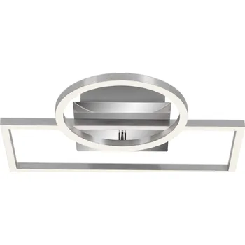 Svítidlo BRILONER LED rám 38 cm 12W 1200lm chrom - BRILONER BRI 3108-018