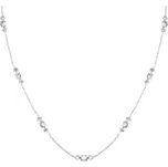 Rosefield Elegantní ocelový náhrdelník s krystaly Triple JNTCS-J1016 + 2 měsíce na vrácení zboží